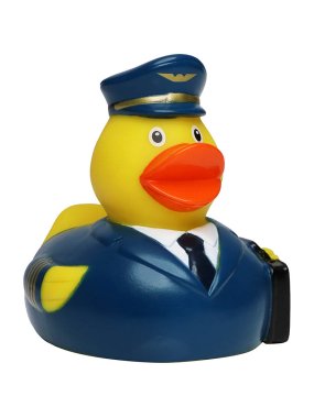 Kačenka do vany (MBW Squeaky duck pilot) > vícebarevná