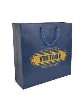 Papírová taška > modrá