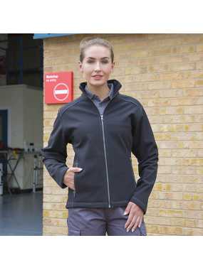 Dámská bunda (RESULT MENS TREBLE STITCH SOFTSHELL)>modrá (navy)>L