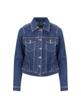 Dámská bunda (Se Denim OLIVIA DENIM JACKET) > modrá (dark wash) > XS
