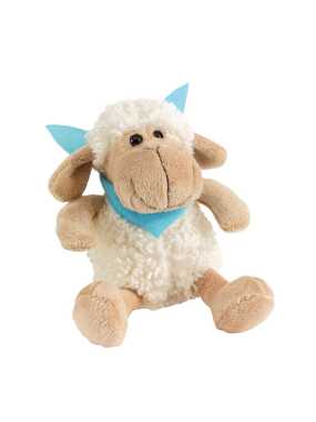 Plyšová hračka> béžová / bílá