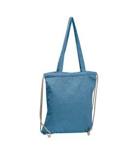 Taška z recyklované bavlny> modrá