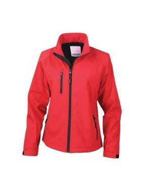 Dámská bunda (RESULT LA FEMME® BASE SOFT SHELL JACKET)>červená>M