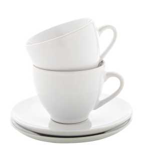 Sada šálků na cappucino> bílá