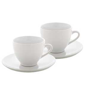 Sada šálků na cappucino> bílá