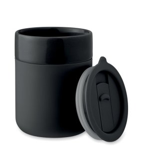 Keramická sklenice 330 ml > černá