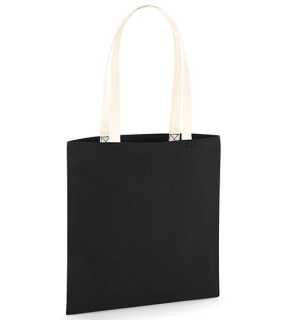 Nákupní taška z bavlny (WM EarthAware Organic Bag For Life) > černá/béžová (natural)