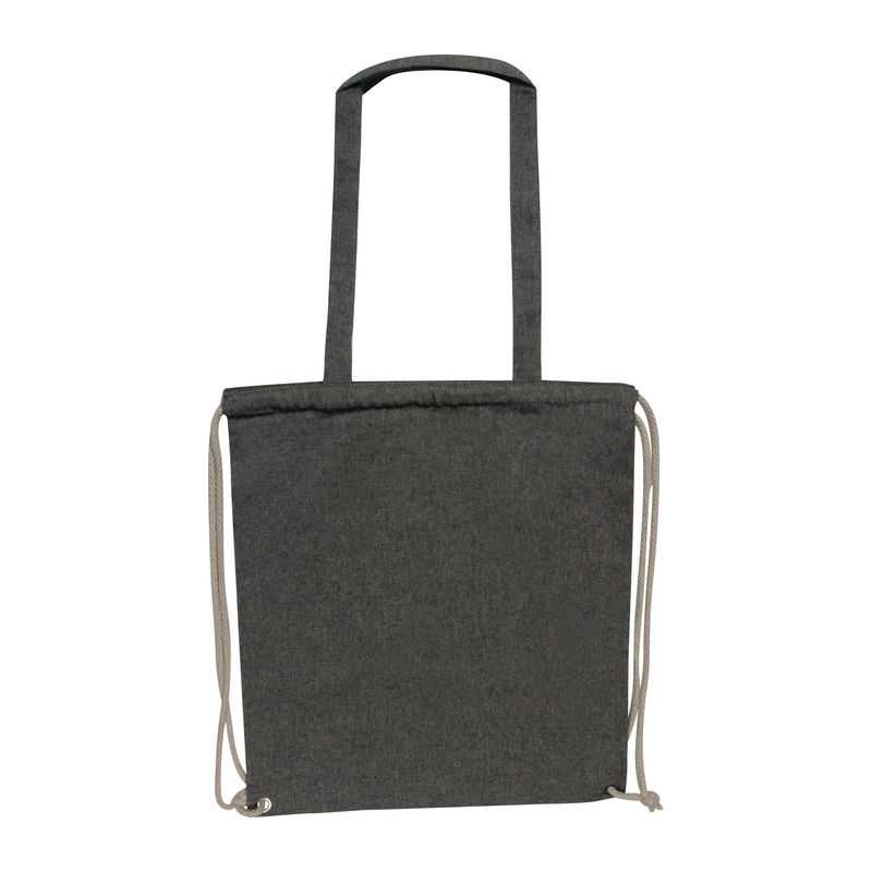 Taška z recyklované bavlny > černá