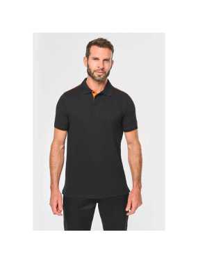 Pánská polokošile. > černá/stříbrná > 5XL