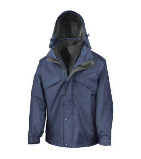 Unisex bunda (RESULT 3 IN 1 ZIP AND CLIP JACKET)>modrá (navy)>L