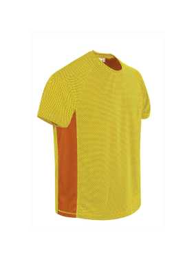 Pánské tričko (MARATONEC) > žlutá (fluo) / oranžová (fluo) > S