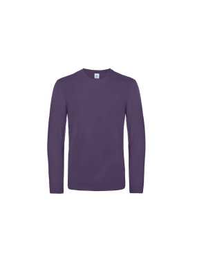 Pánské triko (B&C #E190 LSL)>fialová (urban purple)>S