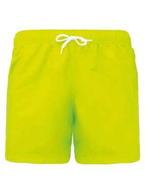 Pánské plavky (PROACT SWIMMING SHORTS)>žlutá (fluorescent)>2XL