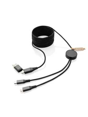 Nabíjecí kabel Terra 4v1 3m z RCS rPET > šedá