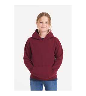 KIDS ORGANIC HOODIE>Heather Grey>XL