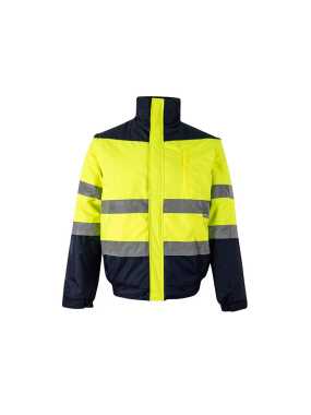Pánská bunda (VELILLA HV TWO-TONE JACKET) > modrá (marine) / žlutá (hi-vis) > 3XL