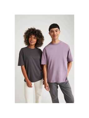 Unisex triko (Just Ts OVERSIZE 100 T) > zelená (earthy) > S