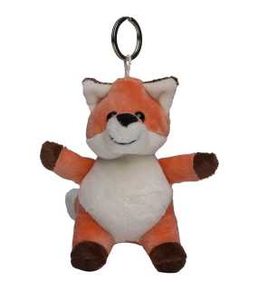 Klíčenka (MBW Plush fox with keychain) > červená/hnědá