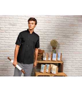 Kuchařská bunda (PREMIER SHORT SLEEVE CHEFS JACKET) > šedá (steel) > XS