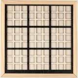 Dřevěné sudoku > hnědá