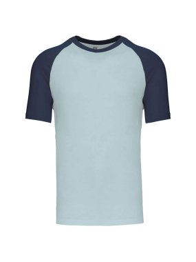 Unisex triko(KARIBAN SLEEVE T-SHIRT)>modrá (ice) / modrá (denim)>L