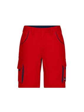 Pánské pracovní krátké kalhoty(DAIBER Workwear Bermudas-Level 2)>červená / modrá (navy)>58