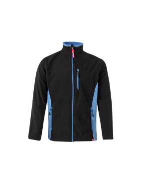 Pánská bunda (VELILLA TWO-TONE FLEECE JACKET) > černá/modrá (sky) > 2XL