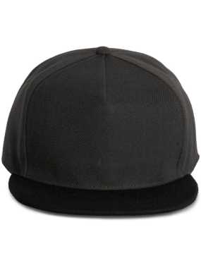 5 panelová kšiltovka (K-UP SNAPBACK CAP - 5 PANELS) > šedá (dark) / černá