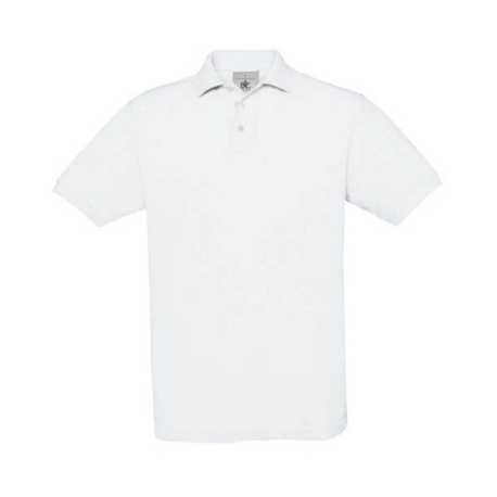 Unisex polokošile (B&C SAFRAN)>bílá>S