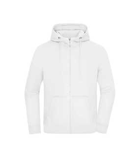 Unisex mikina (JN Oversized Hooded Jacket UNISEX) > bílá > L