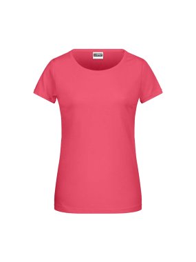 Dámské triko(JN Ladies Basic-T)>růžová (malina)>XL