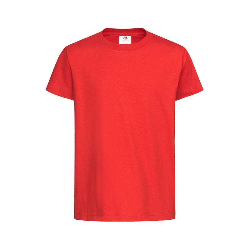 Dětské tričko (Classic-T STEDMAN)>červená (scarlet)>S