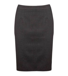 Dámská sukně (Kariban"PENCIL SKIRT") > šedá (anthracite heather) > 34