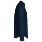Pánská košile (Kariban MEN'S LONG SLEEVE LINEN AND COTTON SHIRT) > modrá (navy) > L