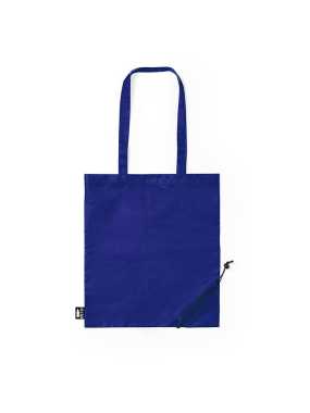 Skládací nákupní taška RPET > modrá