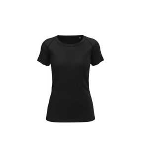 Dámské triko (Stedman Seamless Sports-T Women) > černá (opal) > M