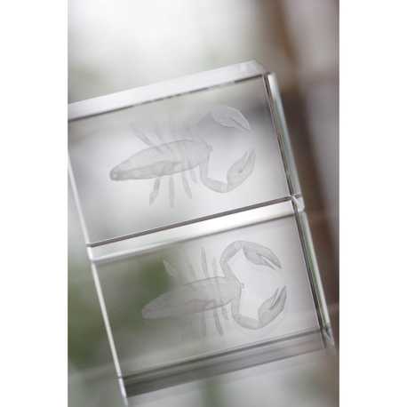Skleněné těžítko , vhodné pro 3D laser > transparentní