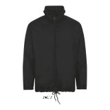 Unisex bunda (SOL'S SHIFT UNISEX WATERPROOF WINDBREAKER)>černá>L
