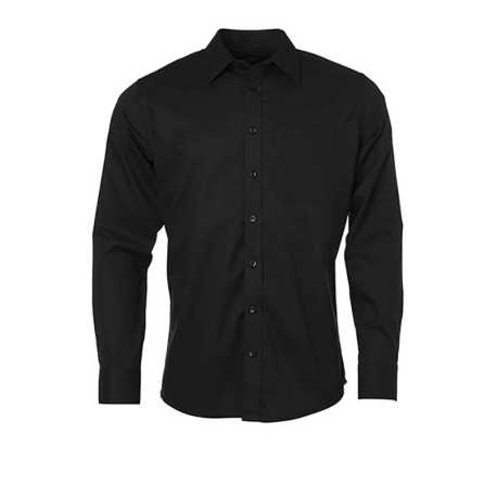 Pánská košile(DAIBER Mens Shirt Longsleeve Oxford)>černá>L