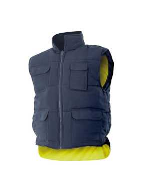 Pánská vesta (VELILLA HV REVERSIBLE VEST) > modrá (marine) / žlutá (hi-vis) > 2XL
