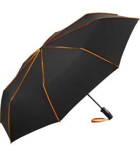 Skládací deštník (FARE AOC oversize mini umbrella -Seam) > černá/oranžová