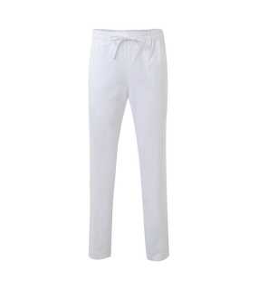 Pánské kalhoty (VELILLA 100% COTTON SCRUB TROUSERS) > bílá > 2XL