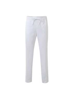 Pánské kalhoty (VELILLA 100% COTTON SCRUB TROUSERS) > bílá > L