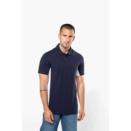 Unisex polokošile(KARIBAN FLAG SS POLO SHIRT)>bílá / červená>3XL
