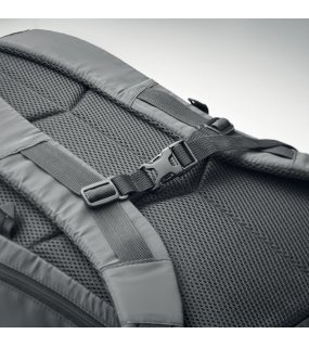 Batoh z lesklého polyesteru > černá