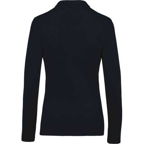 Dámská polokošile (KARIBAN LADIES 'PIQUÉ LONG SLEEVE POLO SHIRT)>modrá (navy)>XL