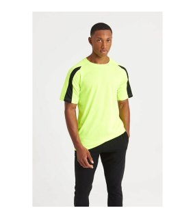 Pánské triko (Just Cool CONTRAST COOL T) > červená (fire) / černá (jet) > M