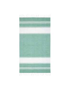 Plážová osuška > zelená/bílá
