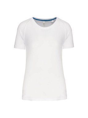 Dámské triko (LADIES' RECYCLED ROUND NECK SPORTS T-SHIRT) > bílá > 2XL