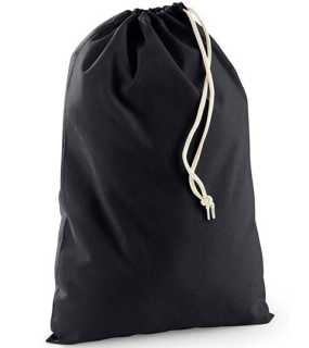 Vak se šňůrkami (WM Recycled Cotton Stuff Bag) > černá > L